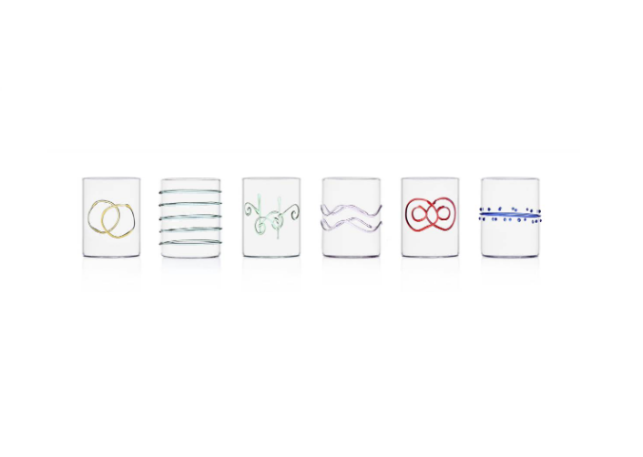 Ichendorf Deco arlecchino. Набор: 6 стаканов для воды 9x7 см