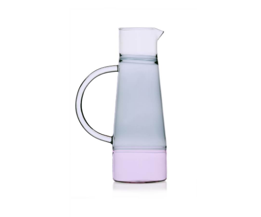 Ichendorf Caipirinha. Кувшин, цвет: розовый/дымчатый/прозрачный, 28x14,5x9 см