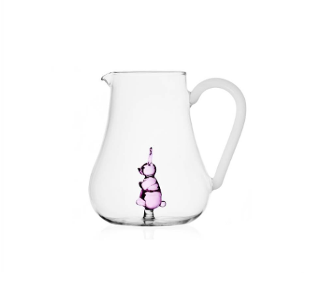 Ichendorf Animal farm. Кувшин с розовым кроликом 20x17x14,5 см