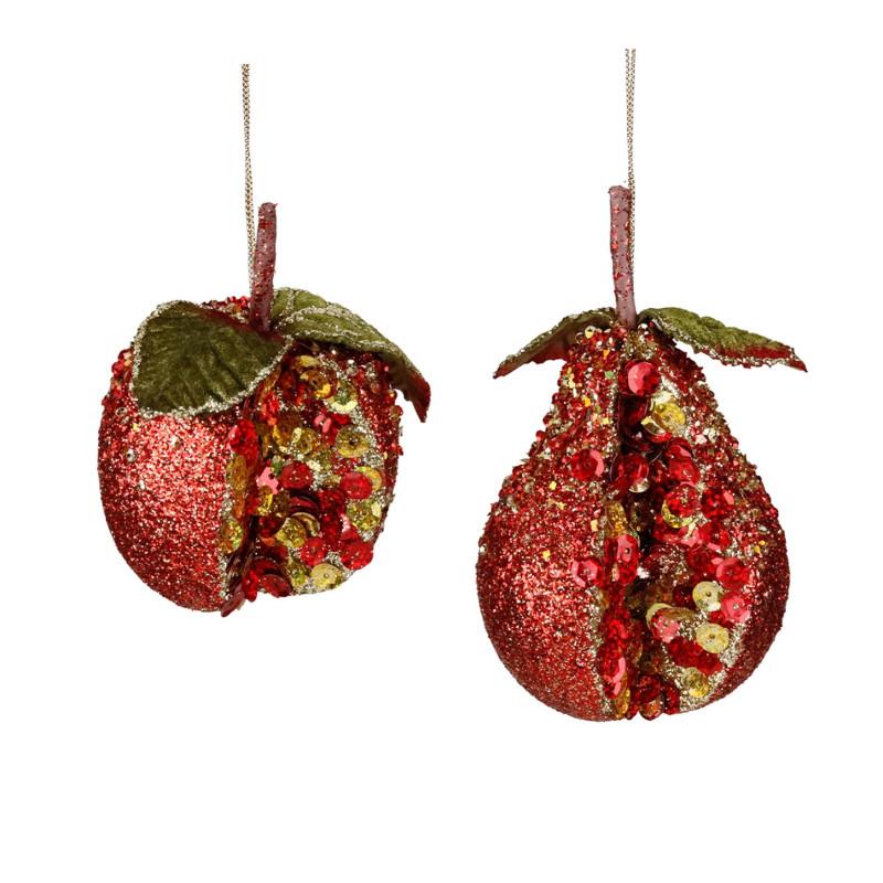 Goodwill. Украшение 'груша/яблоко' 14 см