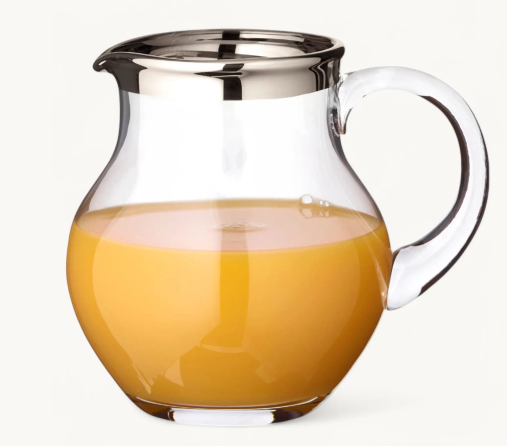 Edzard. Кувшин, выдувной хрустальный, платиновая оправа Olivia 1000 мл