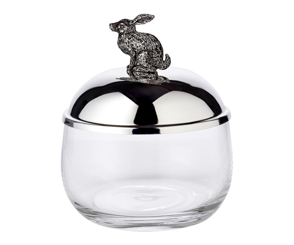 Edzard. Банка Кролик, с крышкой, высота 15 см, диаметр 9 см