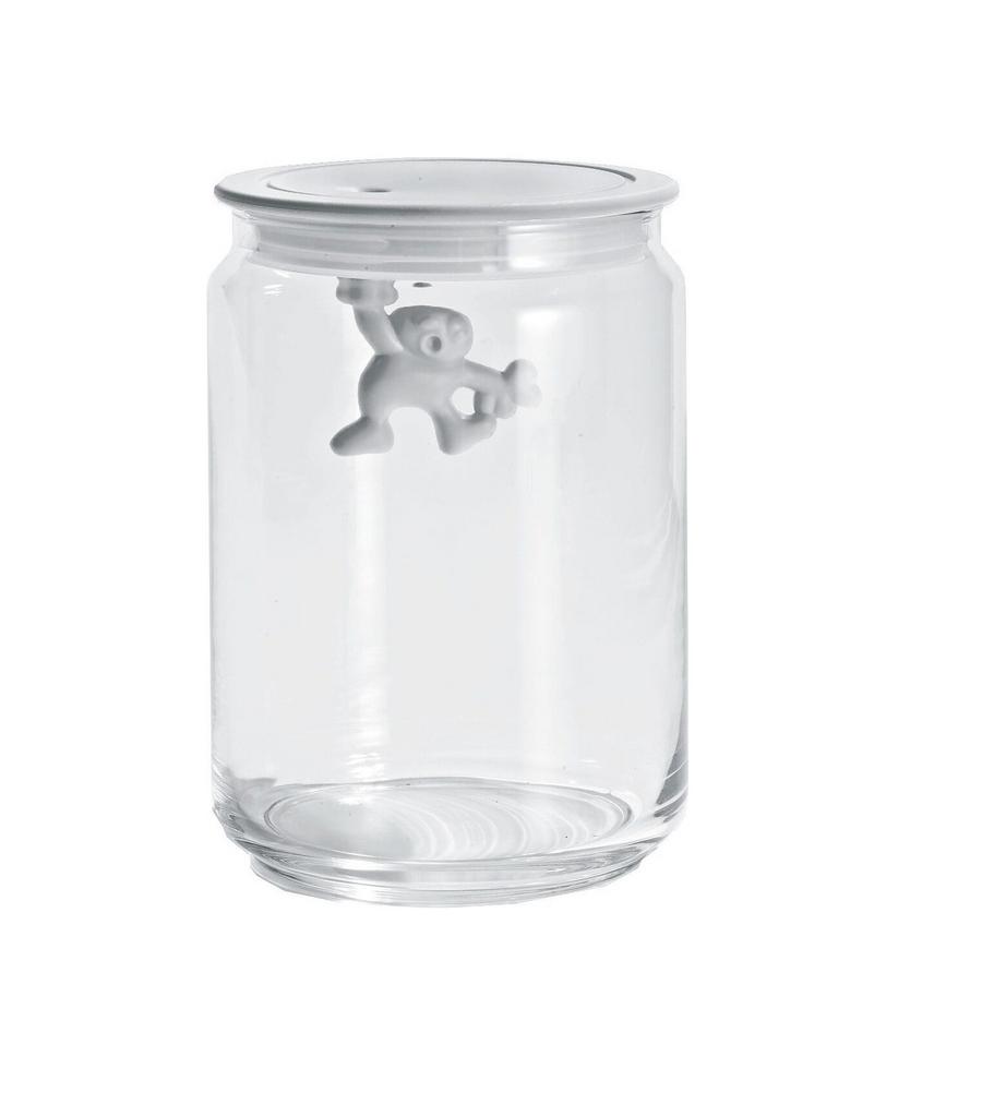 Alessi Gianni. Кухонный контейнер, цвет: белый, 900 мл