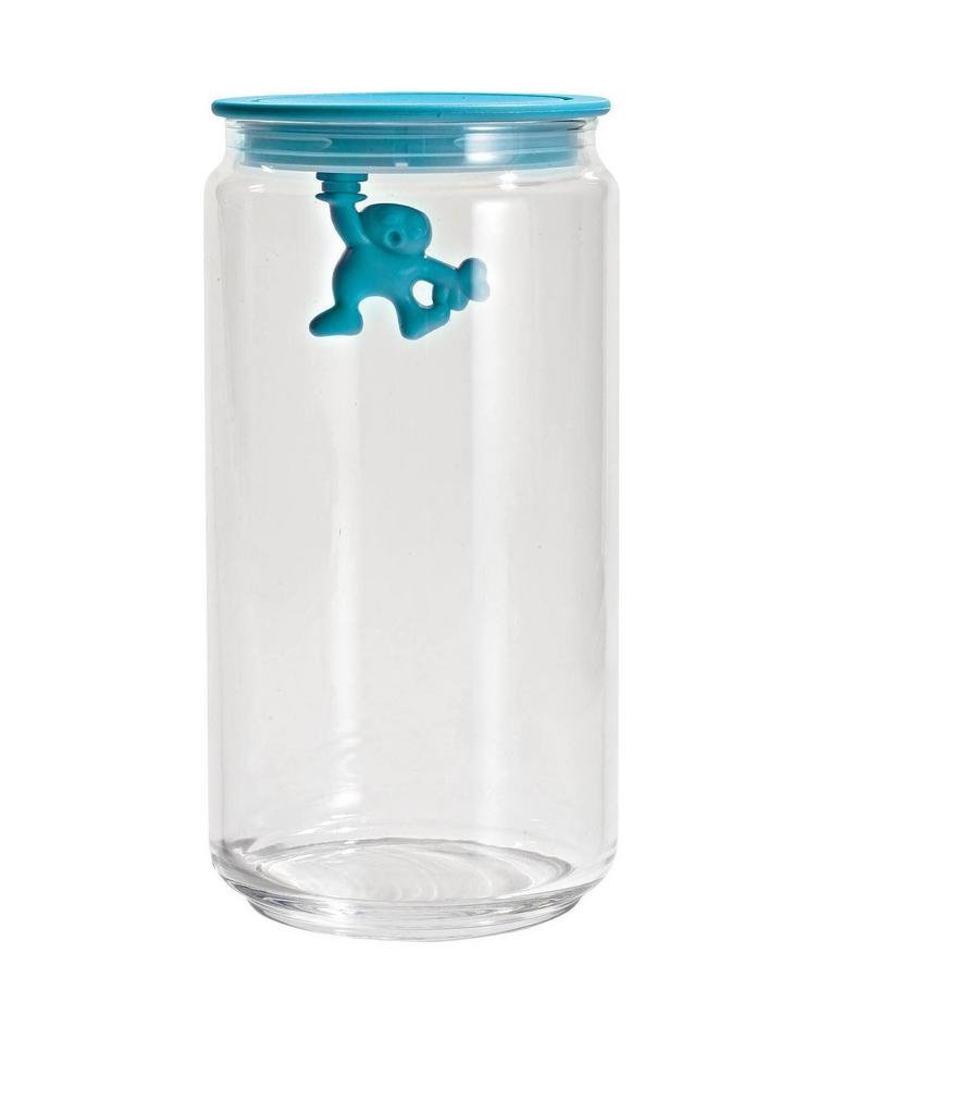 Alessi Gianni. Кухонный контейнер, цвет:голубой, 1400 мл