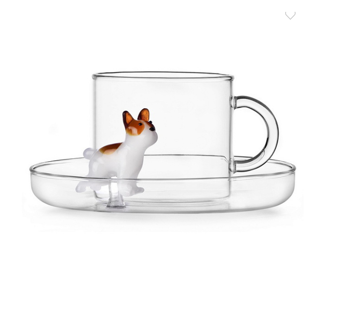 Ichendorf Dogs. Чашка с блюдцем 0,3л 'Французский Бульдог'