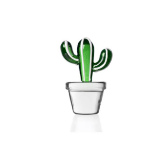 Ichendorf Desert plants. Пресс-папье с зеленым кактусом 10,5x6x8 см