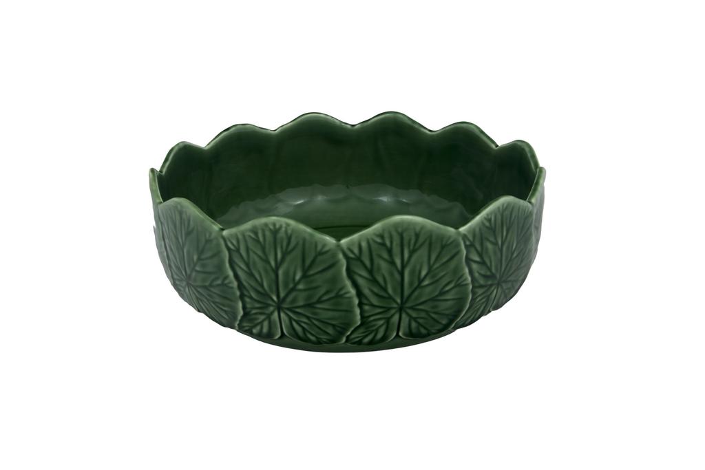 Bordallo Pinheiro Geranium. Салатница 'Герань' 27 см