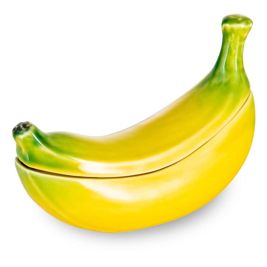 Bordallo Pinheiro Banana da Madeira. Блюдо с крышкой 19 см