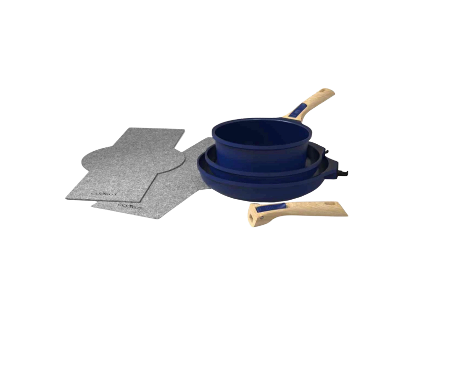 Cookut BLUEBERRY. Набор сковородок и сотейников для запекания, 7 предметов