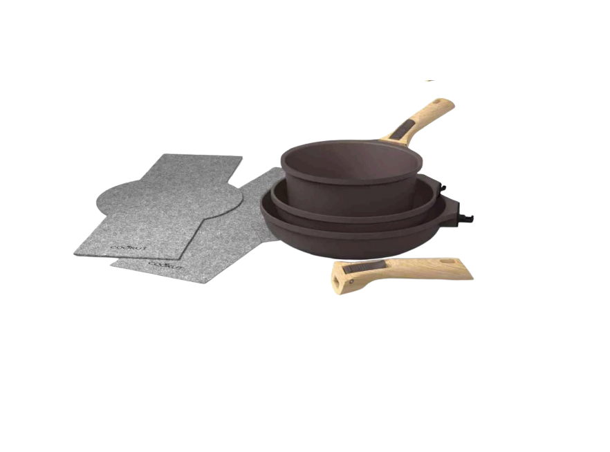 Cookut MOCHA. Набор сковородок и сотейников для запекания, 7 предметов