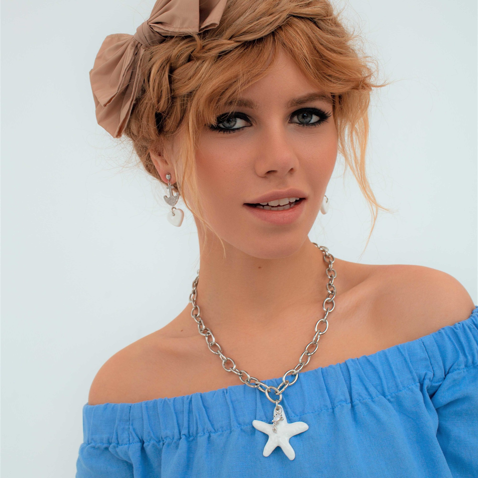 Серьги Морские №5