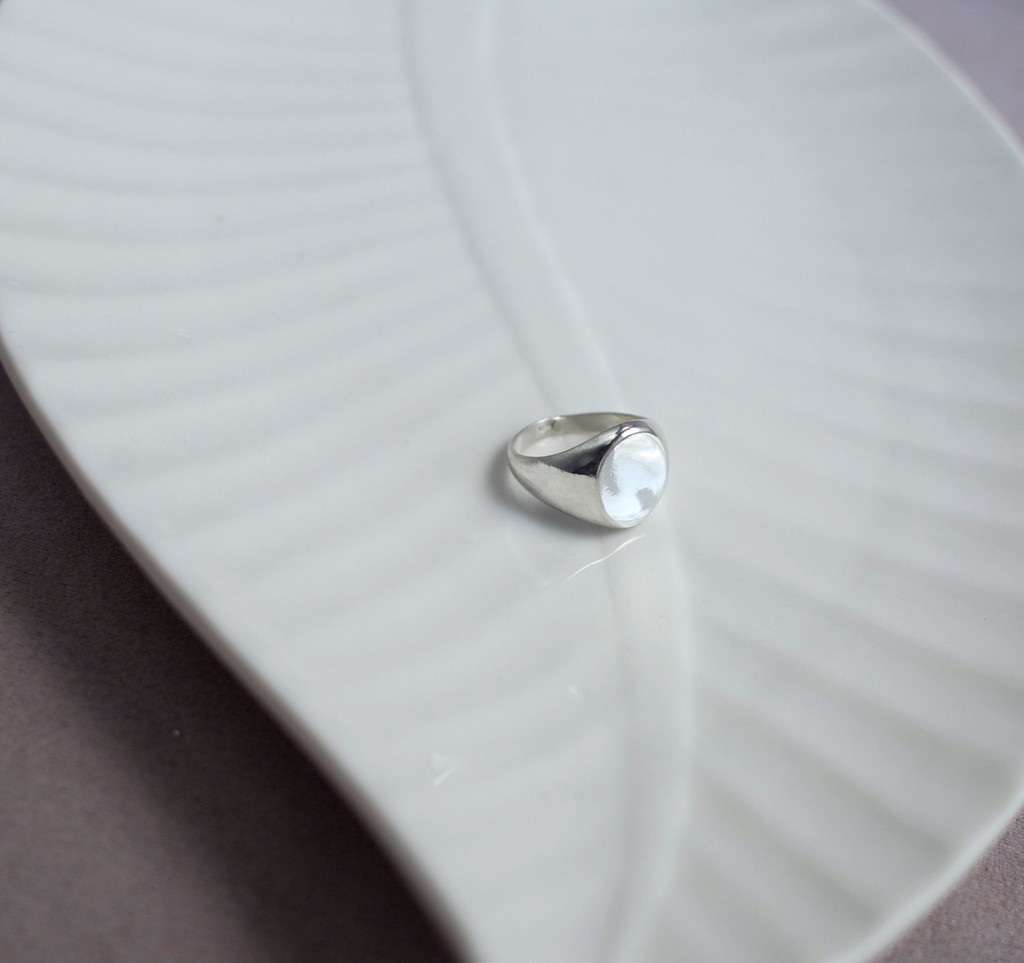 Кольцо печатка большое Jam Jewelry