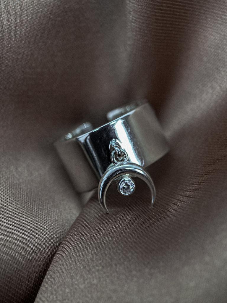 Кольцо "Полумесяц" ТЫ - ВЕСЬ МИР