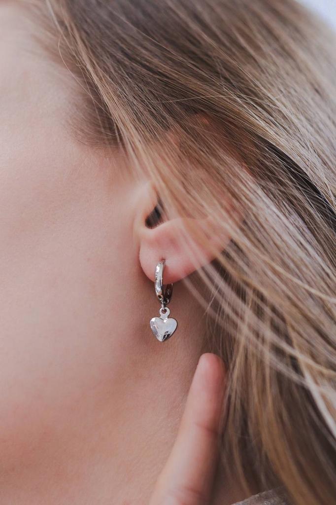 Серьги сердечки