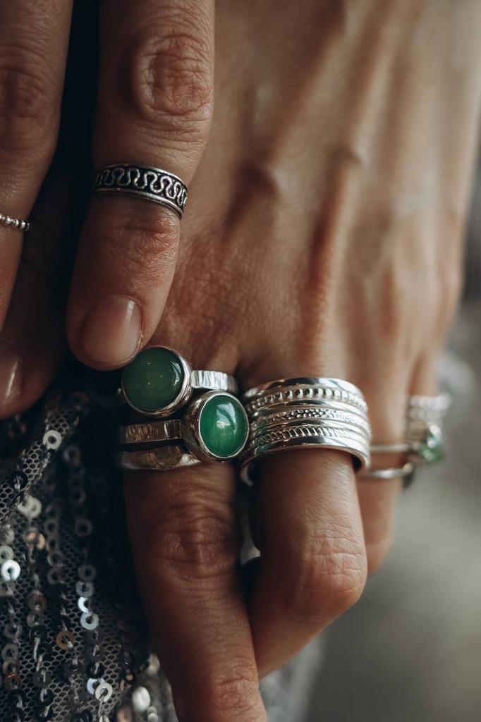 кольцо с авантюрином