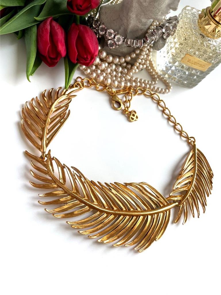 Колье в виде пальмовой ветви