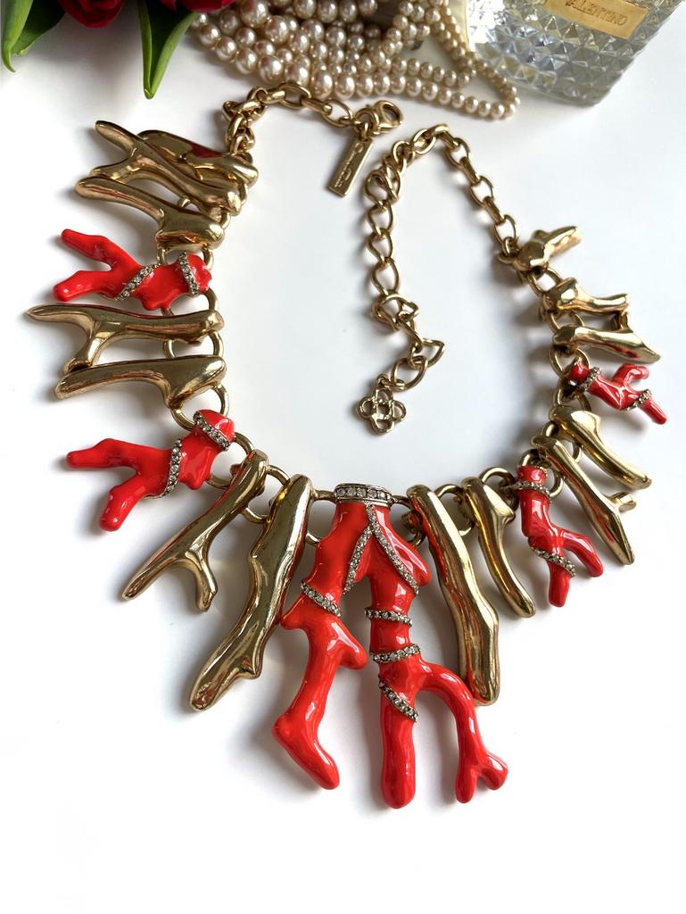 Колье в виде кораллов