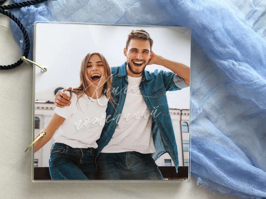 Акриловая книга пожеланий "Memories"