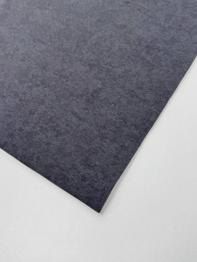 трикотаж с легким эффектом варки «графит»