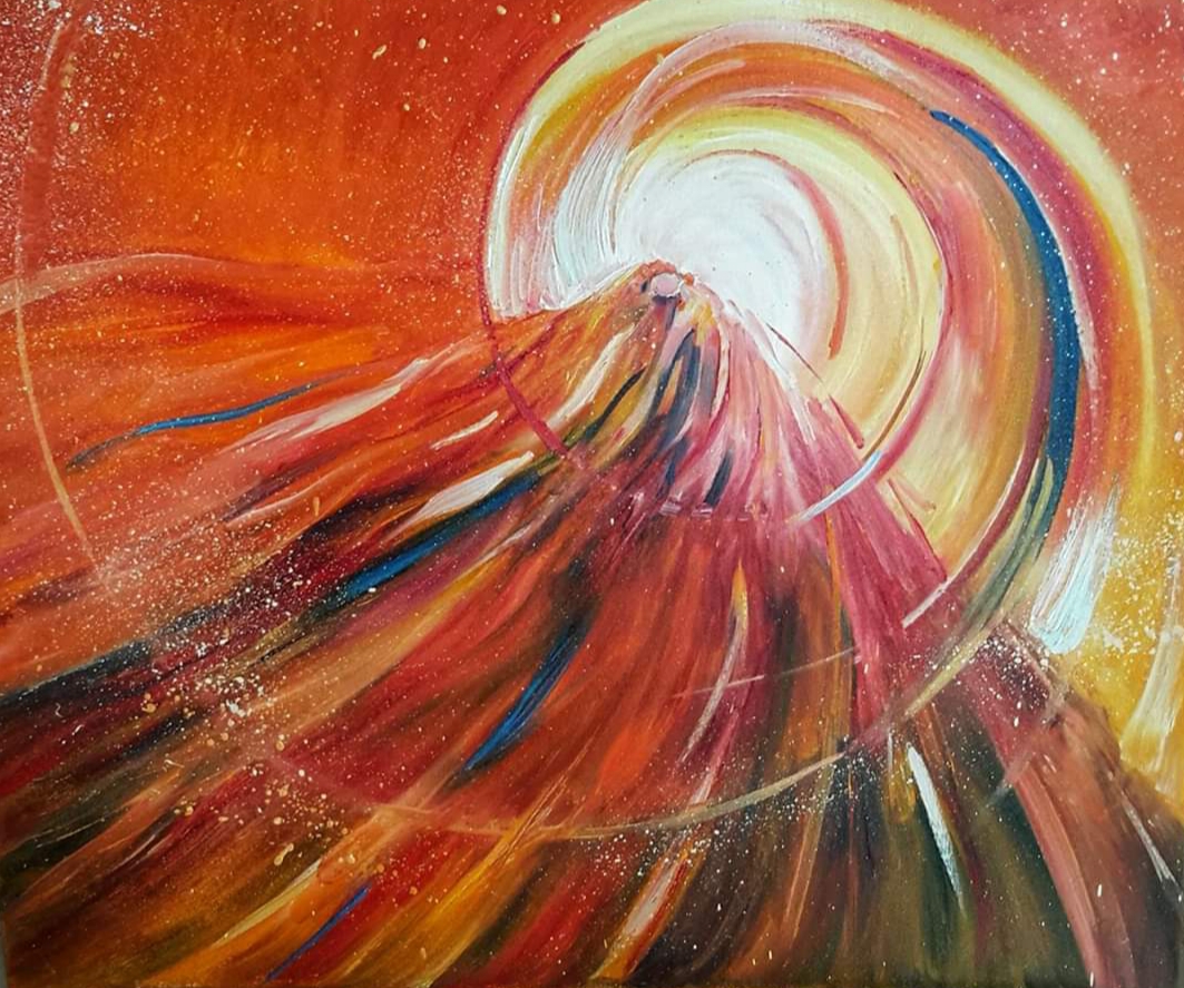 Картина Девушка-гора