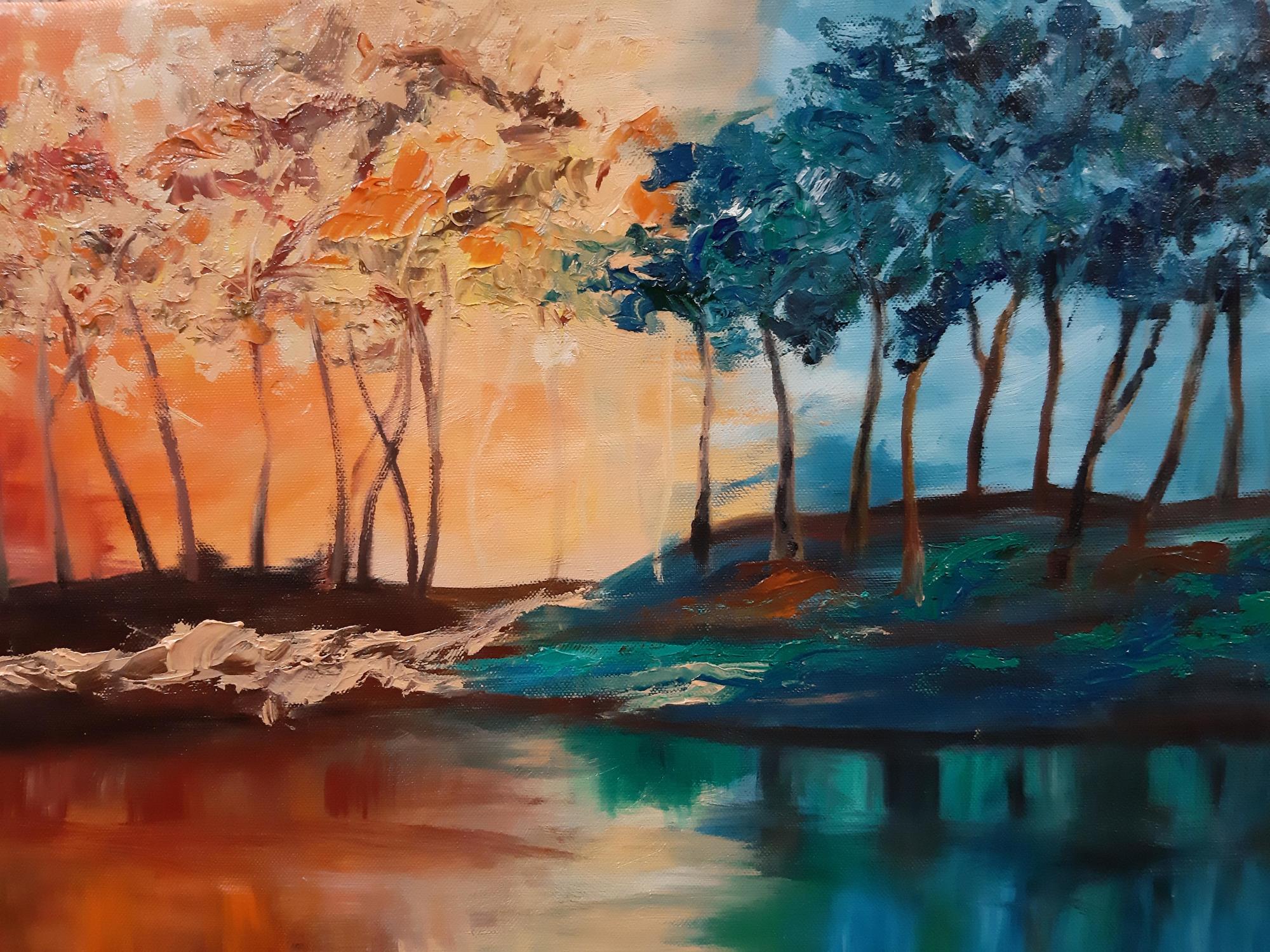 Картина Таинственный лес