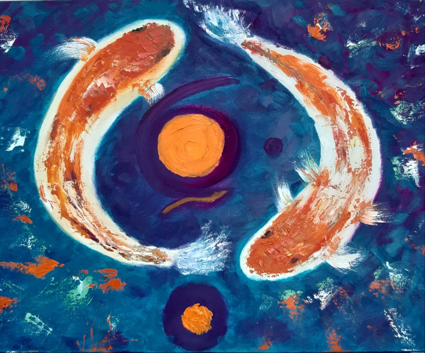 Картина Челленж №6. Рыбы