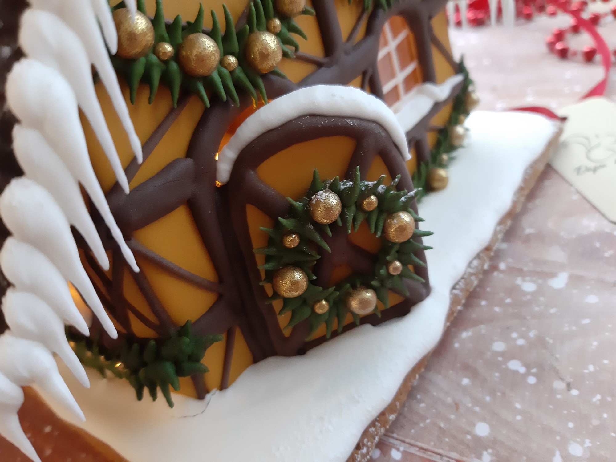 Новогодний пряничный домик Фахверк