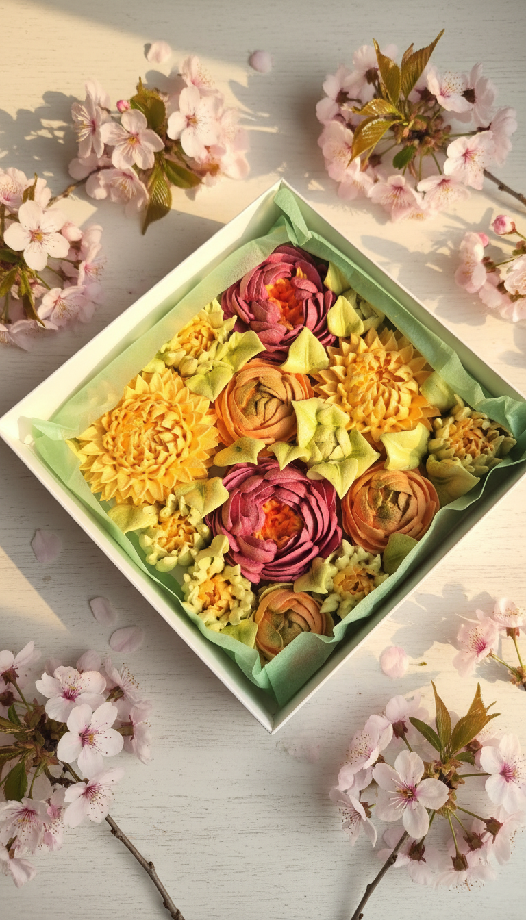 Лимитированная коллекция квадратных коробок с зефиром