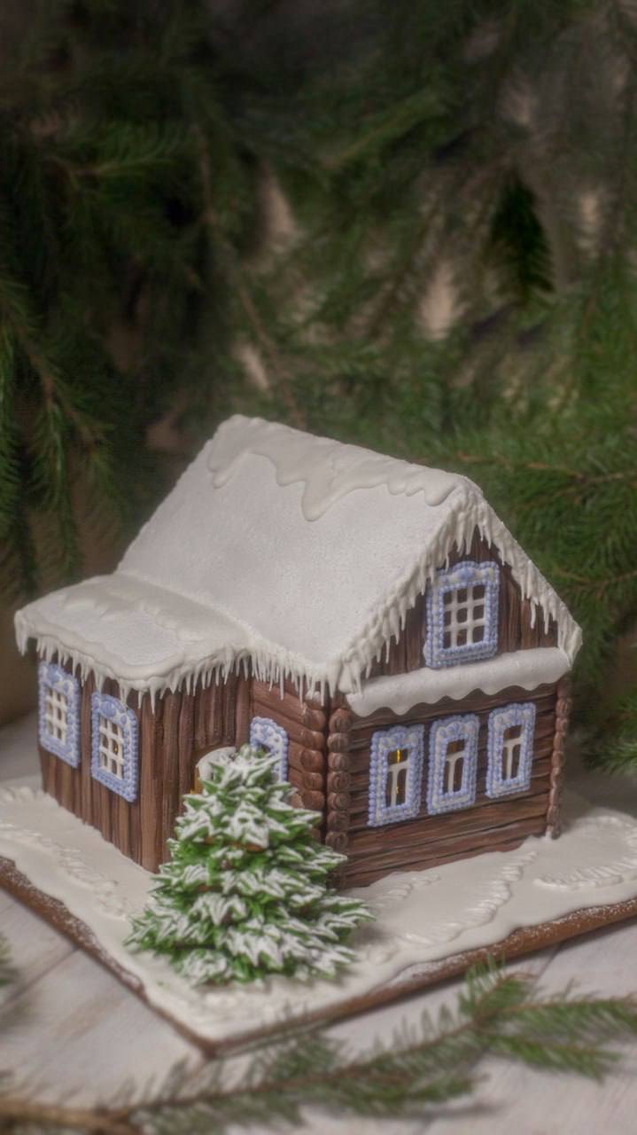 Прянинчая композиция домик - "Хуторок"