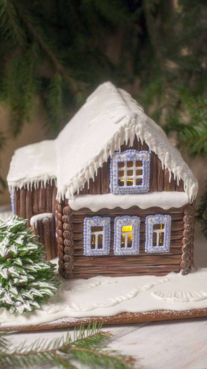 Прянинчая композиция домик - "Хуторок"