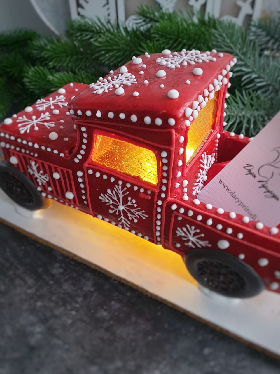 Новогодняя пряничная машина