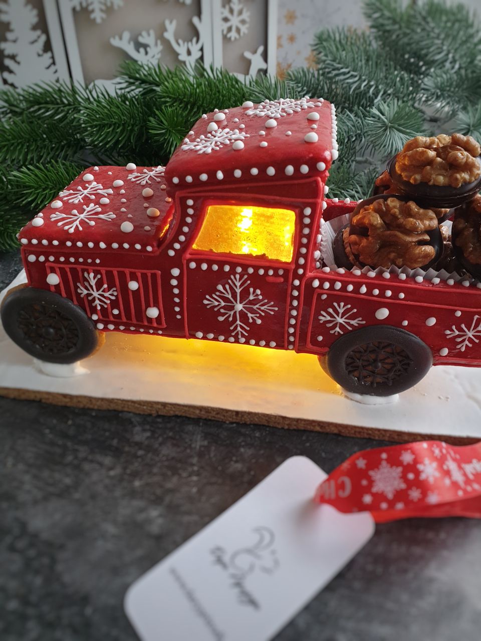 Новогодняя пряничная машина