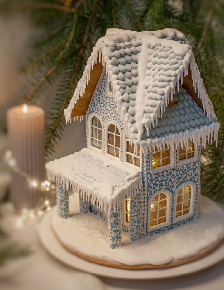 Новогодний пряничный домик "Терем"