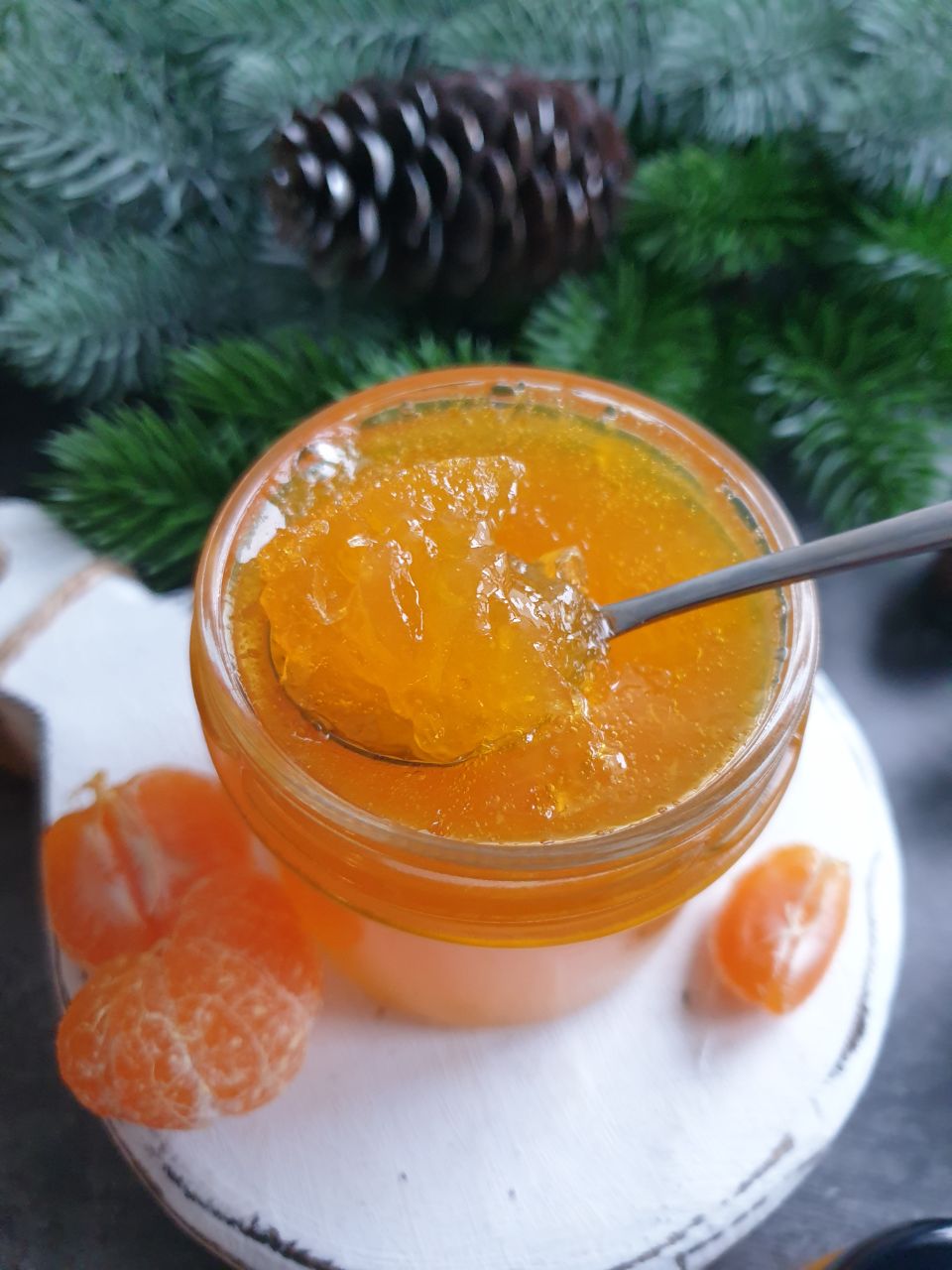 Новогодний конфитюр "Мандарин - Шампанское"