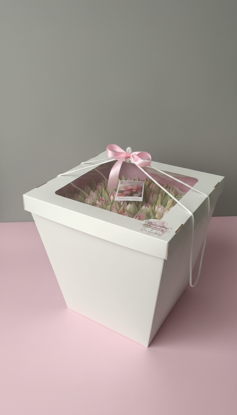 Зефирный букет из тюльпанов