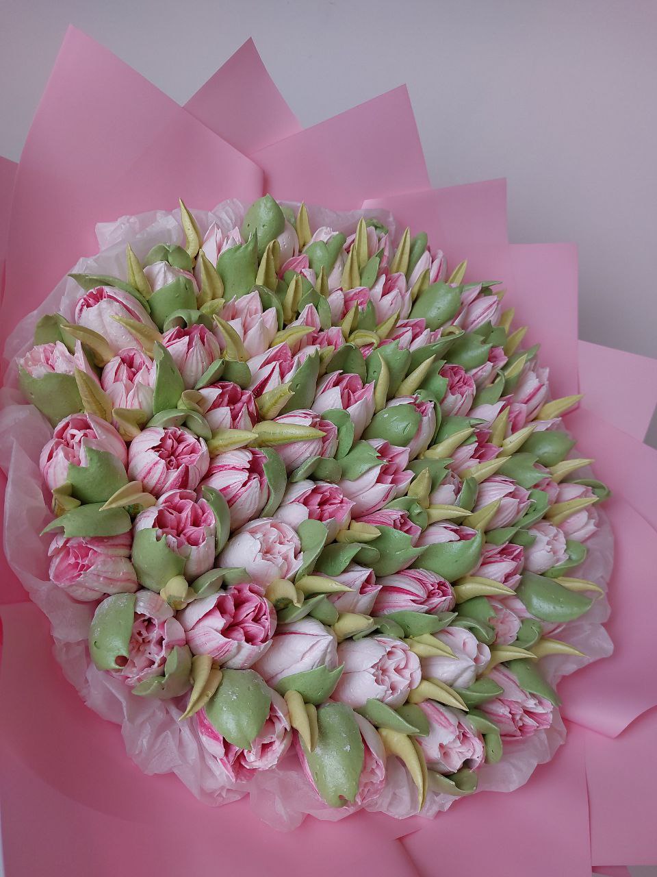 Зефирный букет из тюльпанов