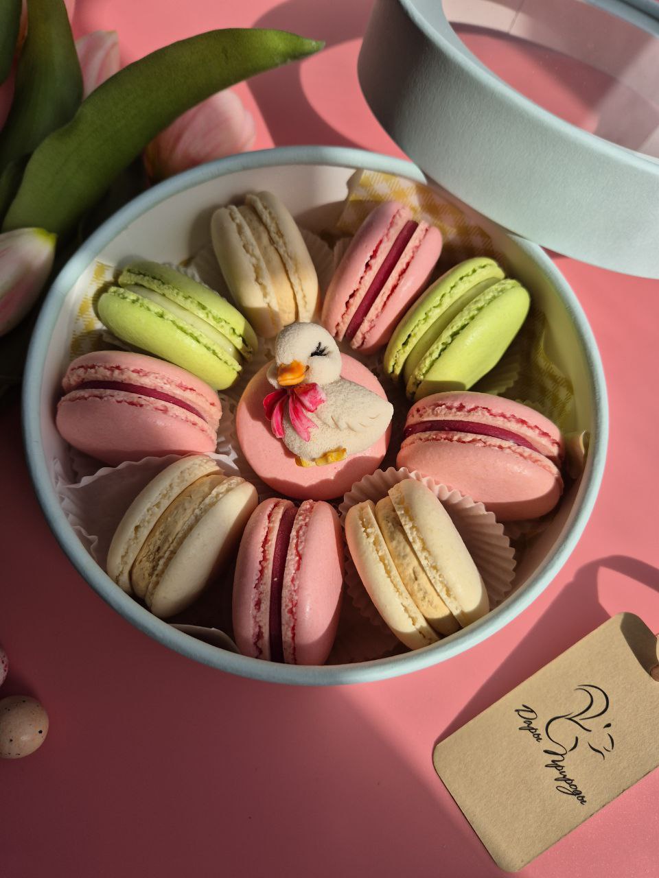 Пасхальные наборы с макаронс (ассорти вкусов)