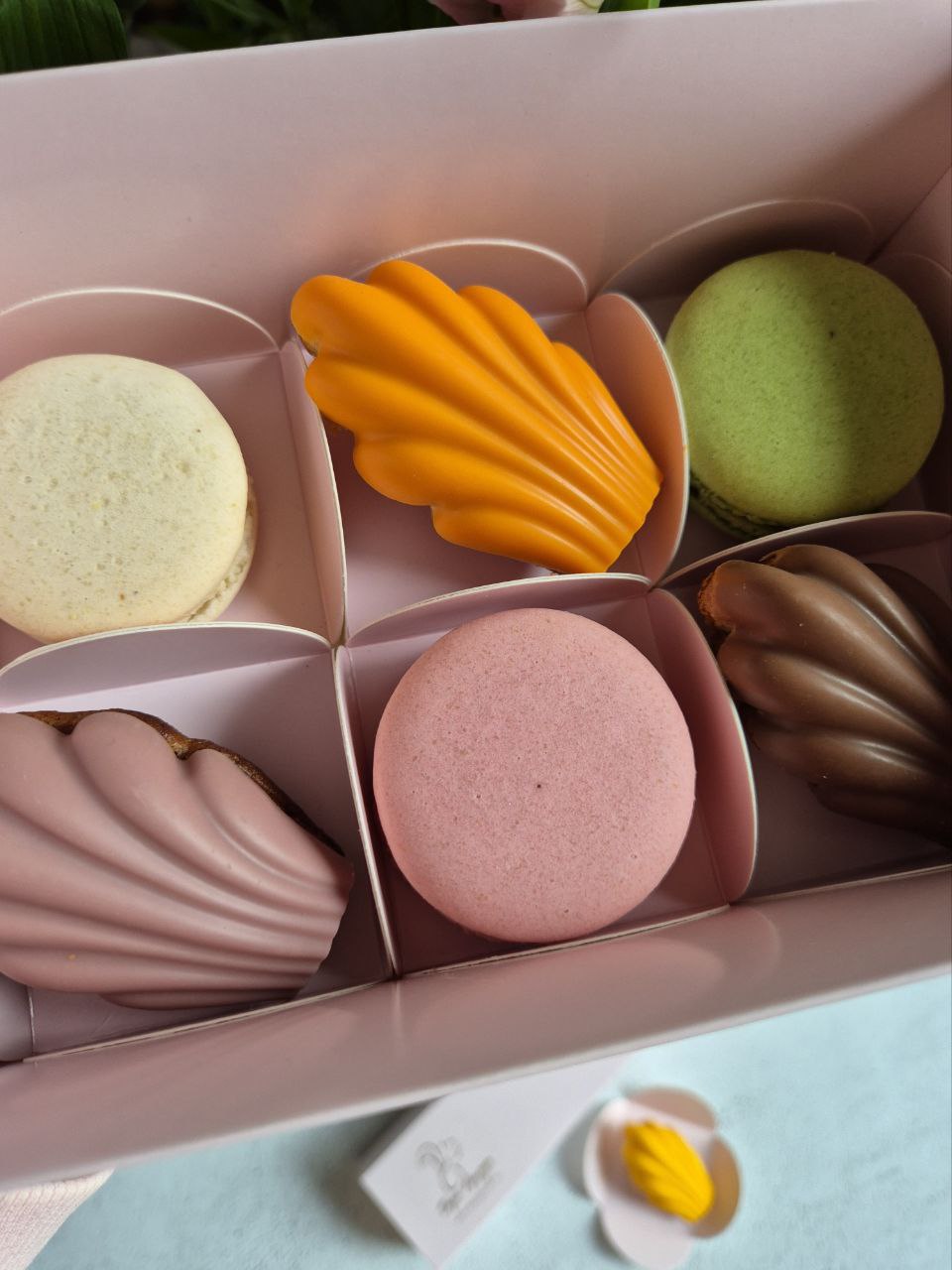 Набор ассорти из мадлен и макаронс