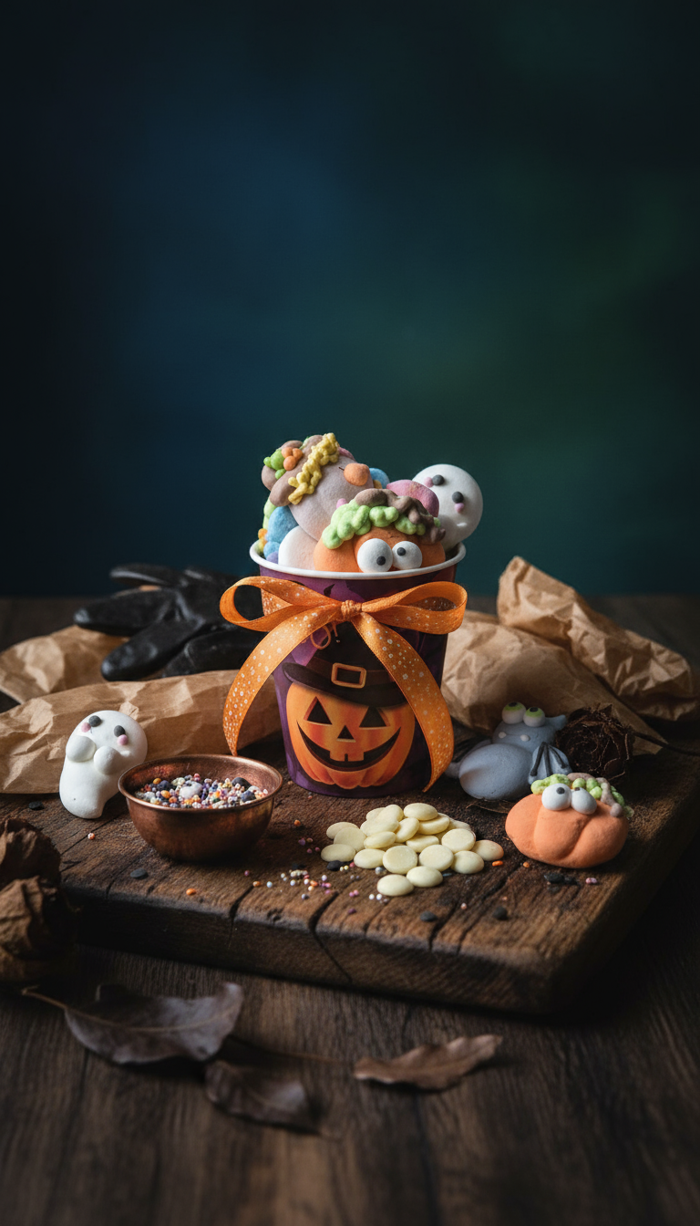 Набор для самостоятельного декора сладостей на Хеллоуин