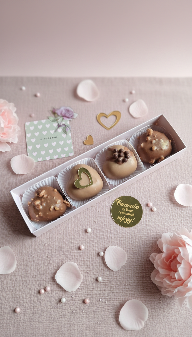 Подарочный набор ассорти пирожных картошка