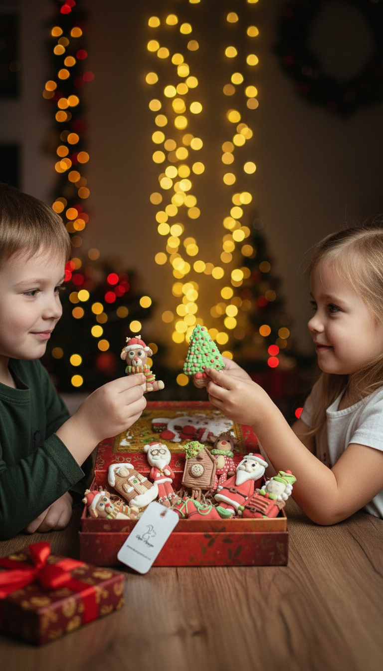 Новогодние фигурки из маршмеллоу "взрослый вариант" 2026