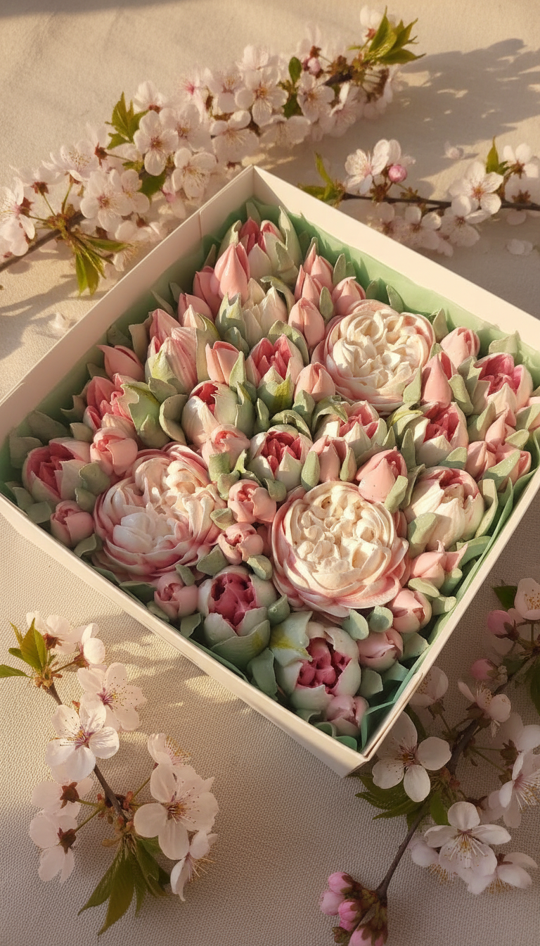 Большая зефирная композиция