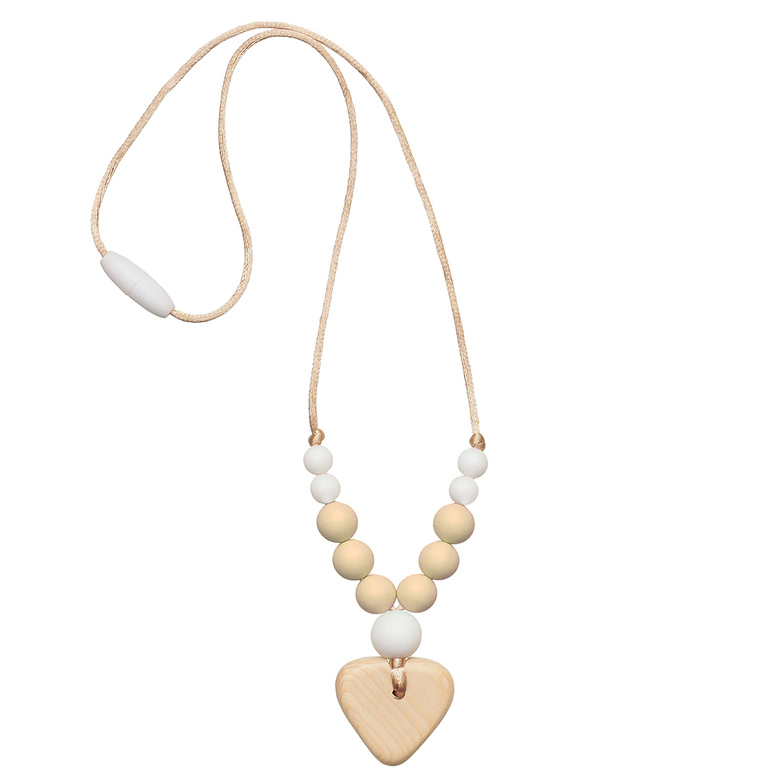 Силиконовые слингобусы Джулия / сердечко, кремовые