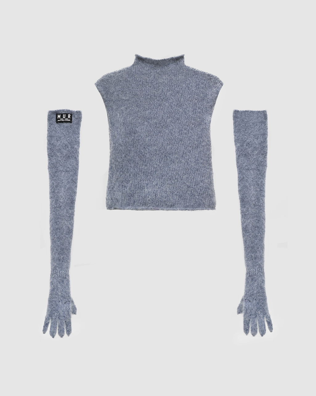 WOOL TOP with  gloves