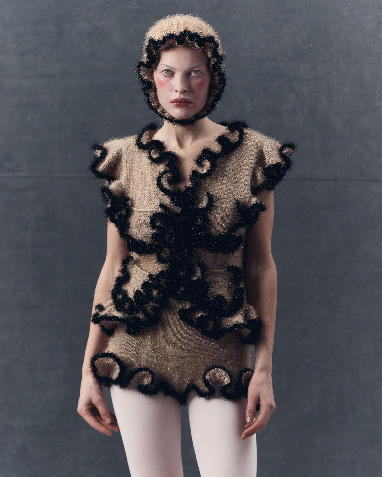 KNITTED SUIT  with RUFFLES   КОСТЮМЧИК с РЮШКАМИ