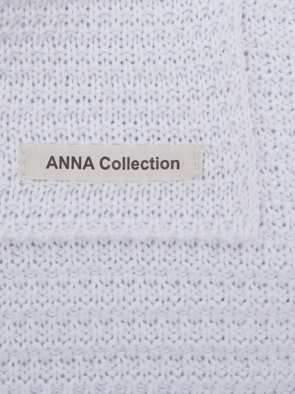 Плед детский 100х100 (100% хлопок) белый