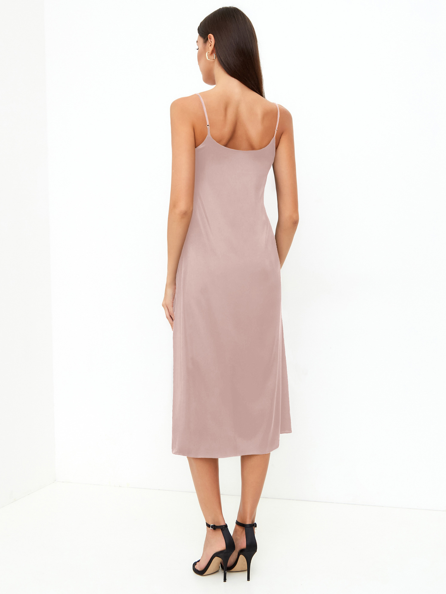 Платье-комбинация (артикул 15942151/бежевый)