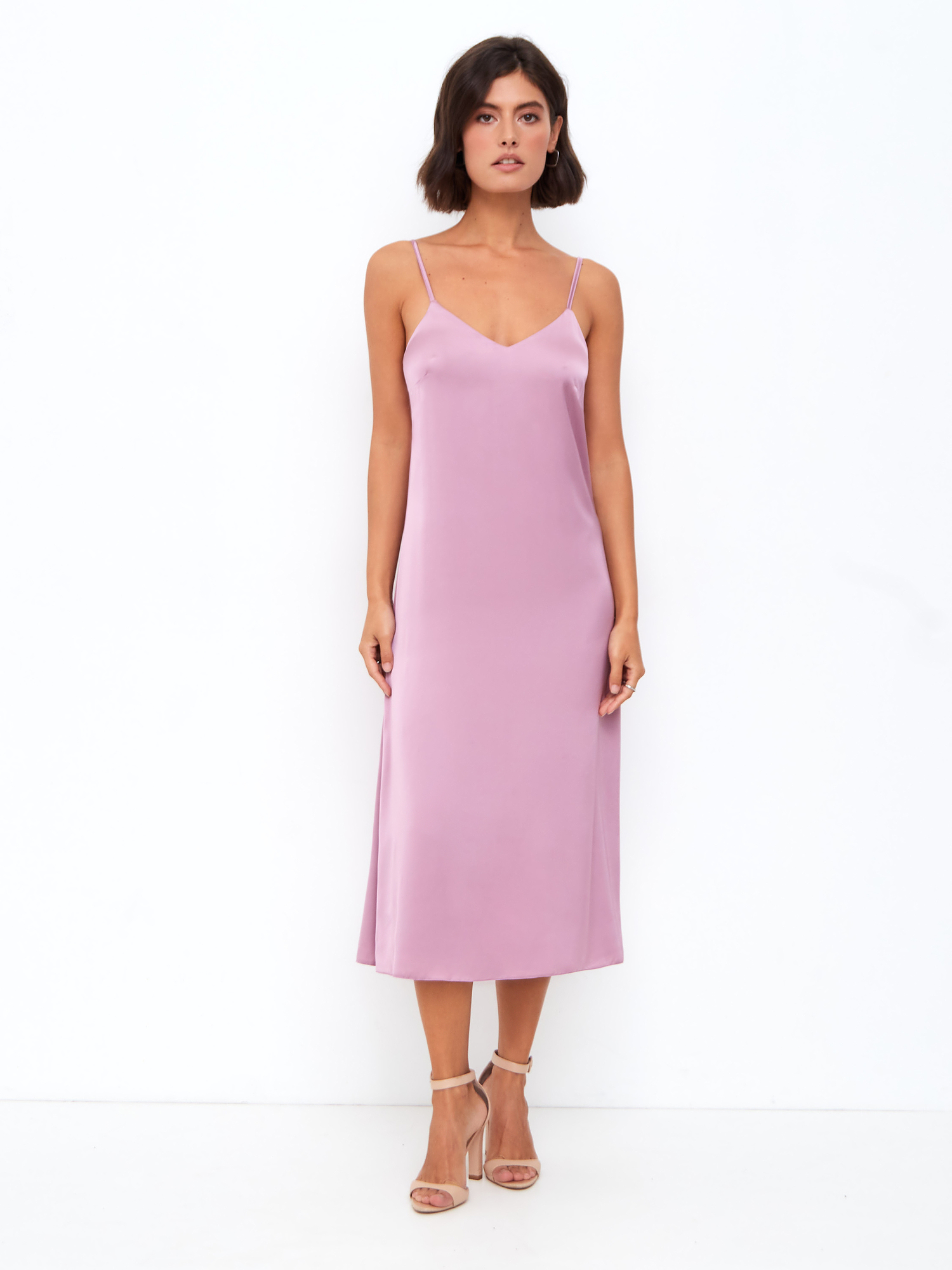 Платье-комбинация (артикул 15942151/сиреневый)