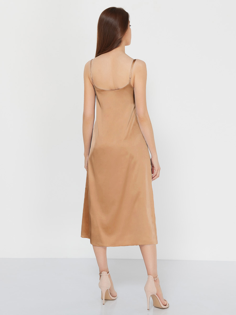 Платье-комбинация (артикул 15942151/бронзовый)