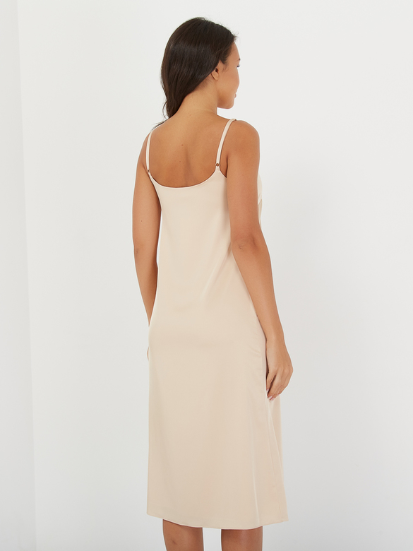 Платье-комбинация (артикул 15942151/светло-бежевый)